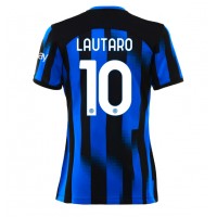 Koszulka piłkarska Inter Milan Lautaro Martinez #10 Strój Domowy dla kobiety 2023-24 tanio Krótki Rękaw